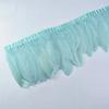 1Meter Colored Goose Feathers Trims Real Geese Feather Trim Tassel Fringe Ribbon White Black Feather Crafts Clothes Accessories