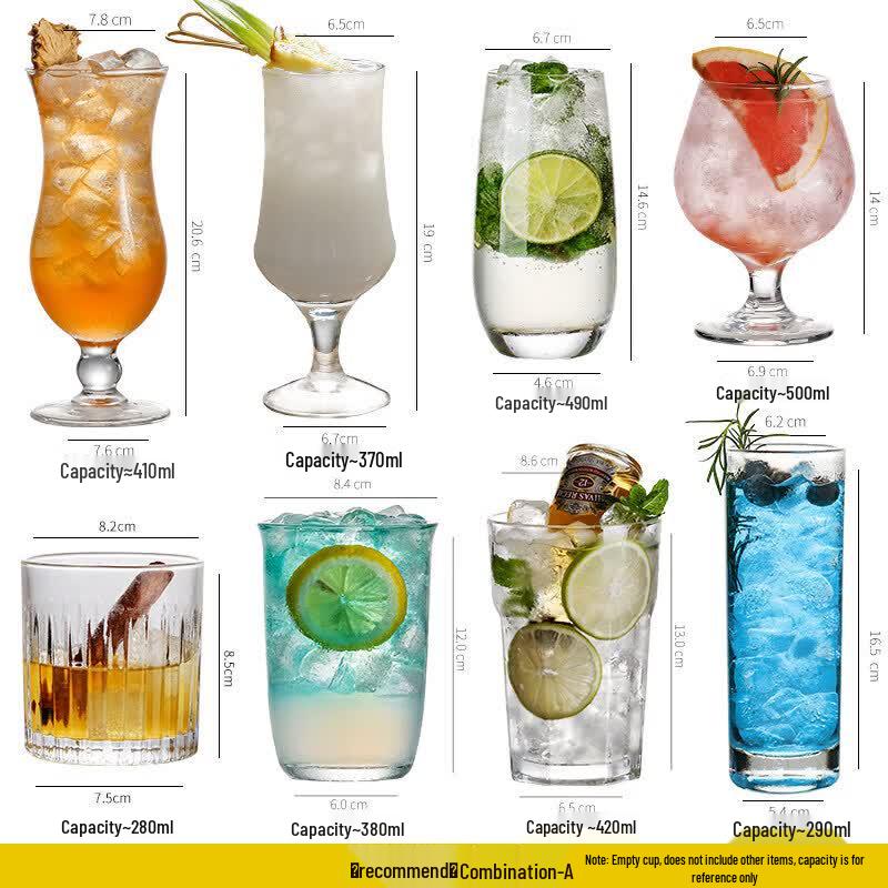 Collins Cocktail Glass Set