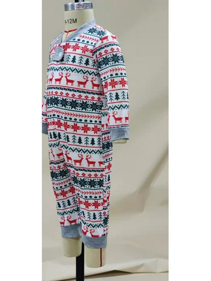 2025 European & American Parent-Child Christmas Pajama Set - New Style Family Home Wear