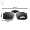 Polarized Clip Sunglasses Myopia Glasses Clip Driver Goggles Fishing Night Vision Myopia Clip-on Sun Shading Eyeglasses