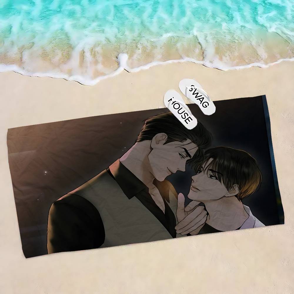 Bl Anime Vergeltung Strandtuch Bunte Handtücher für Mädchen Mikrofaser Schnelltrocknend Sandfrei Strand Yoga Spa Fitnessstudio Pool