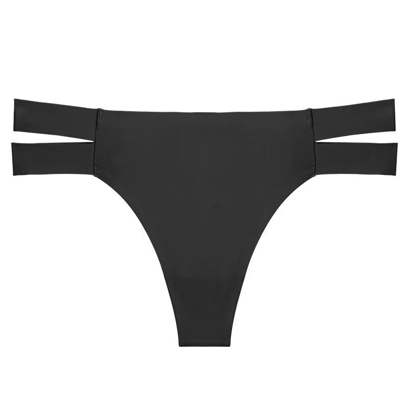 Seamless Female Thongs Sexy Women's Panties Silk Satin Underwear G-Strings Low-Rise Invisible Underpants T-Back