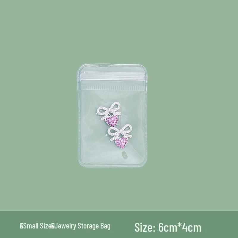 Portable Anti-Oxidation Transparent Jewelry Storage Box for Earrings, Studs, Necklaces, Rings