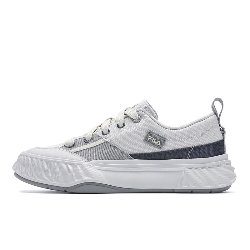 New FILA Fosso Chuanxing Shoes Abrasion Resistant Low Top Canvas Shoes Men's Gray F12M522311FVW