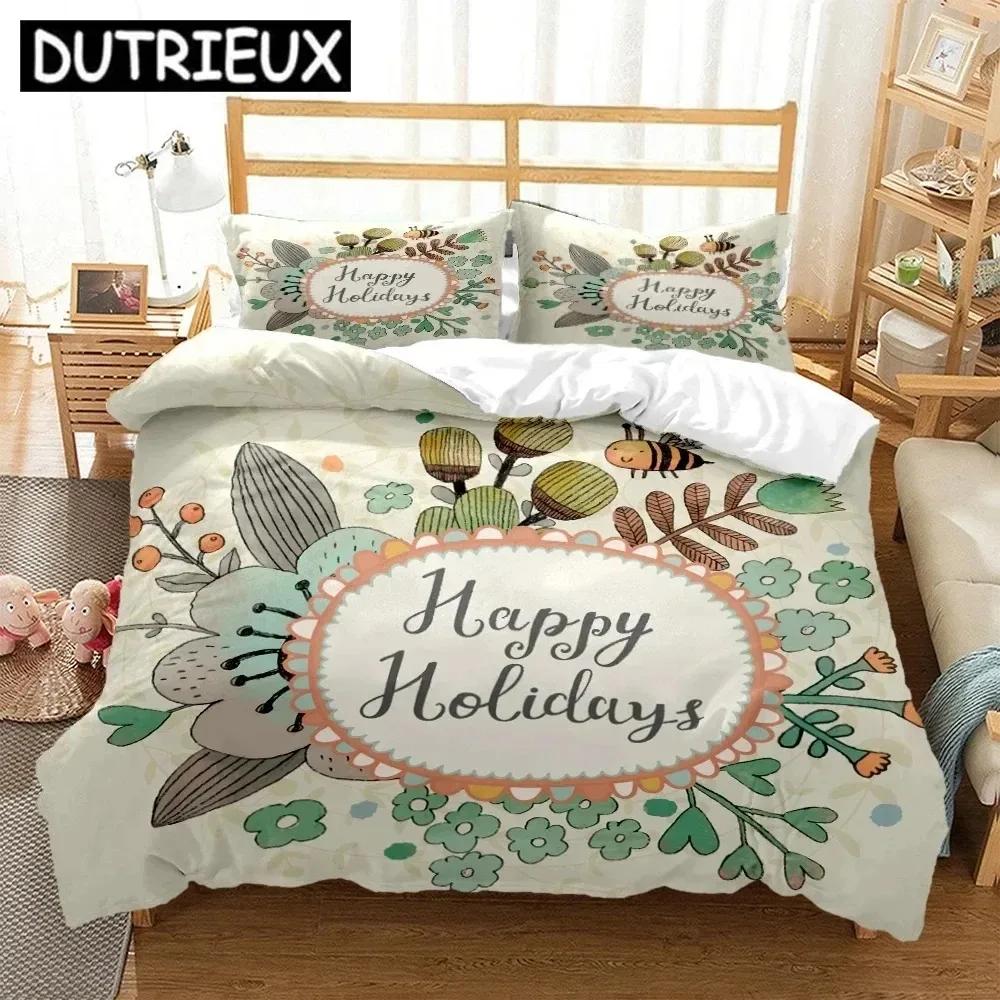 Kaninchen HD Druck Bettwäsche Set Teenager King Size Bettwäsche Set Kinderbett Doppelbett Bettbezüge Kissenbezug Bettdecke Bettwäsche Set