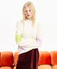 Seunoya 25Fw Wool Intarsia Mock Neck Knit