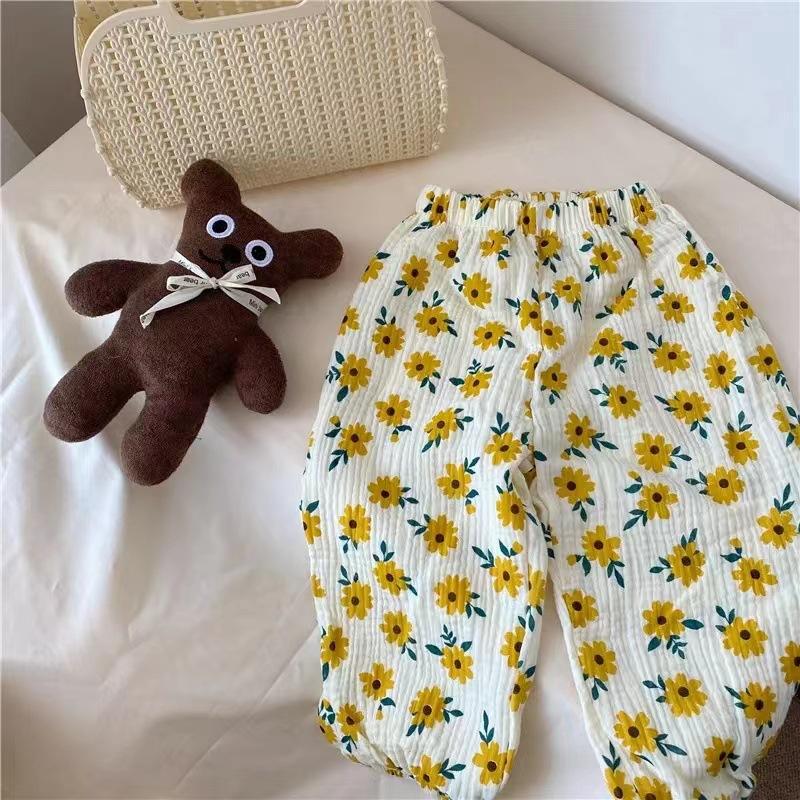 

Детские брюки для мальчиков и девочек, летние льняные плиссированные брюки, детские брюки до щиколотки для маленьких мальчиков, повседневные штаны-шаровары 130cm