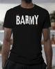 England T Shirt - BARMY ARMY - Cricket - Football - Organic - Unisex - Top