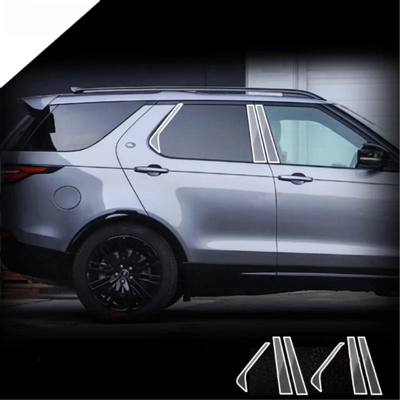 

For Land Rover Discovery 5 2017-2023 TPU Transparent Film Exterior Windows BC Center Pillar Strips Car Sticker Car Accessories прозрачный