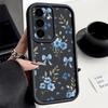 S26 Ultra Case Blueberry Bowknots Floral Cover For Samsung Galaxy S25 S24 Ultra S23 Plus S22 S21 FE A54 A15 A35 A55 A16 A26 A36 A56 A17 A37 A57 5G