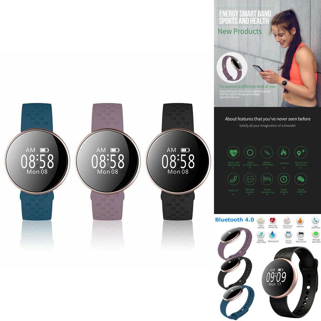 Fashion Bluetooth Womens Smart Watch Fitness Tracker For Iphone Andriod