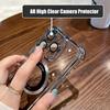 Transparent Plating Magnetic Cases For iPhone 16 13 12 11 17 Pro Max 14 15 Plus 17 Air For Magsafe Wireless Charging Phone Cover
