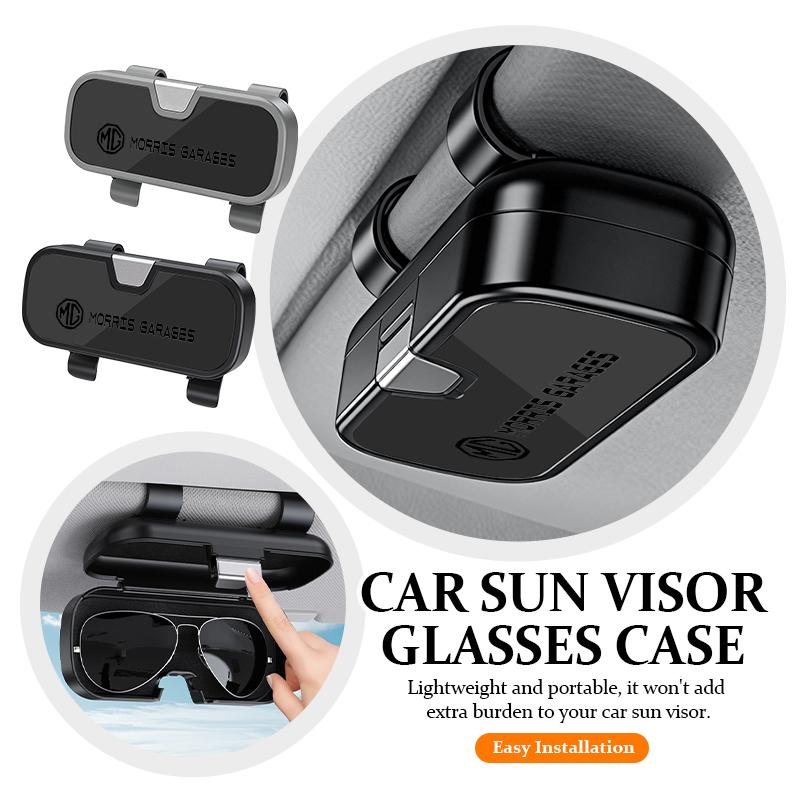 Car Sun Visor Sunglasses Holder Case Anti-Scratch Protective Box For MG GT 3 5 6 7 GS Pilot HS ZS ZX bfl2