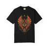 All-Seeing Eye Phoenix T-Shirt | Mystical Flame Illustration