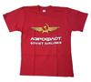 Aeroflot Sowjetische Fluggesellschaften T-Shirt Sommer Baumwolle Kurzarm Rundhals Herren T-Shirt Neu S3XL