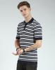 Men's Regular Fit Striped Polo T-Shirt | Half Sleeve | Collared Neck | Casual Wear T Shirt for Men's