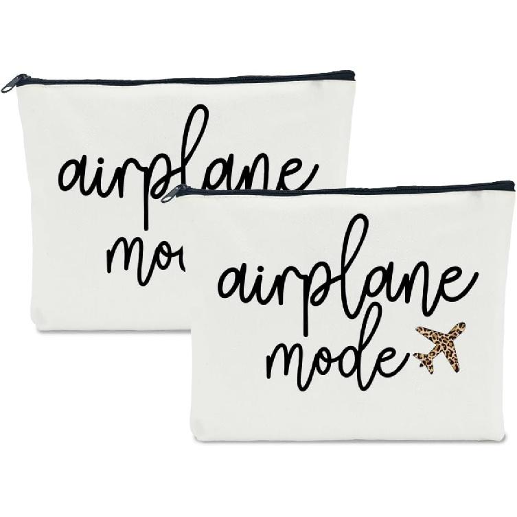 2 PCS Travel Gifts for Women Girls Trip Gifts Girls Weekend Gifts Girls Trip Gifts Favors Makeup Bag Weekend Bags for Women Friend Sister Traveler