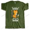 Homme T Shirt Summer Men High Quality Tshirt My Level of Sarcasm Depends On Your Level of Stupidity Unisex Teeshirt Vintage