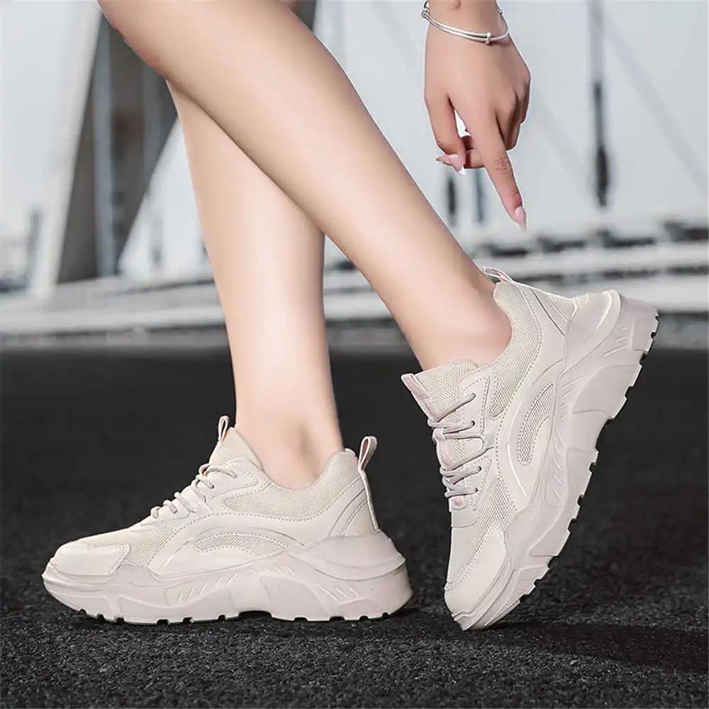 Plataform Plateforme Black Women Sneakers Vulcanize White Shoes Women Boots Size 43 Sport Order Clearance Due To Teniz