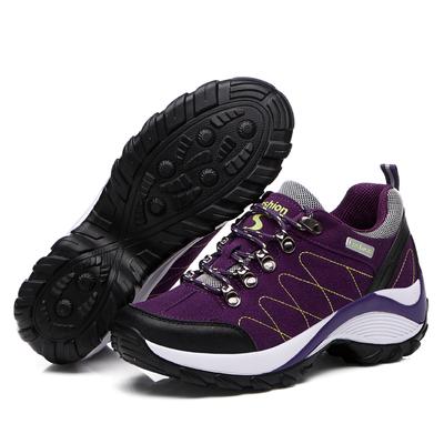 Sneakers Women Flat Mesh Breathable Walking Shoes Lace -Up Outdoor Leisure Sport Shoes For Women