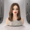 Mannequin Head with Shoulders SkinTone Finish Female Solid Construction Photography