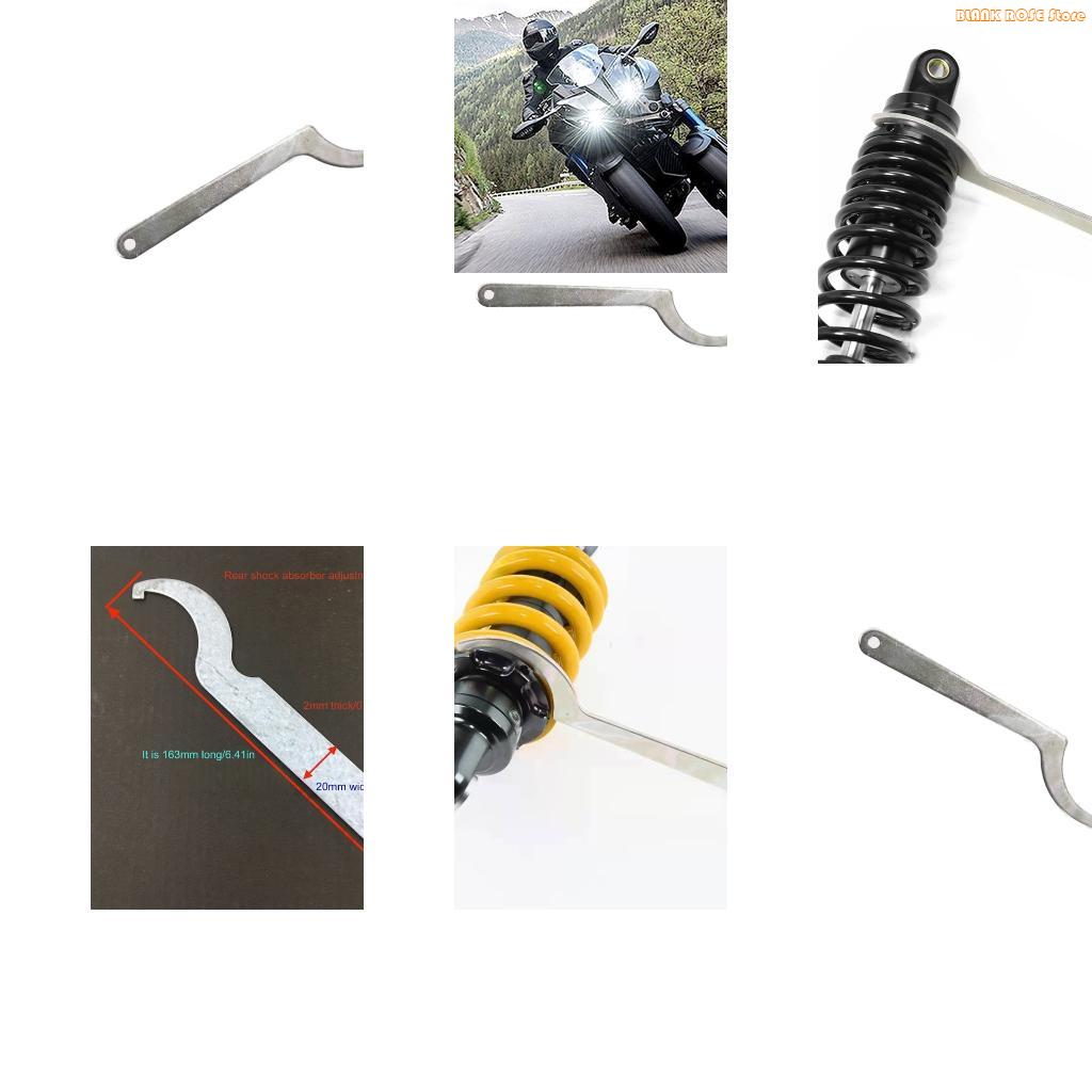 K1AE Motorcycle Shock Absorbers Adjustment Wrench Spanner Compact Design Bike Maintenance Tool For Mechanics Enthusiasts