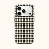 Diamond Argyle Checkered Geometric Tile Pattern Art Retro Vintage Film Aesthetic Protective Shockproof Bumper Case Cover For iPhone 14 15 16ProMaxPlus