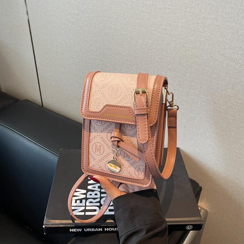 Fashion Mini Square Bag Women's 2025 New High-end Versatile Shoulder Messenger Bag Mobile Phone Bag