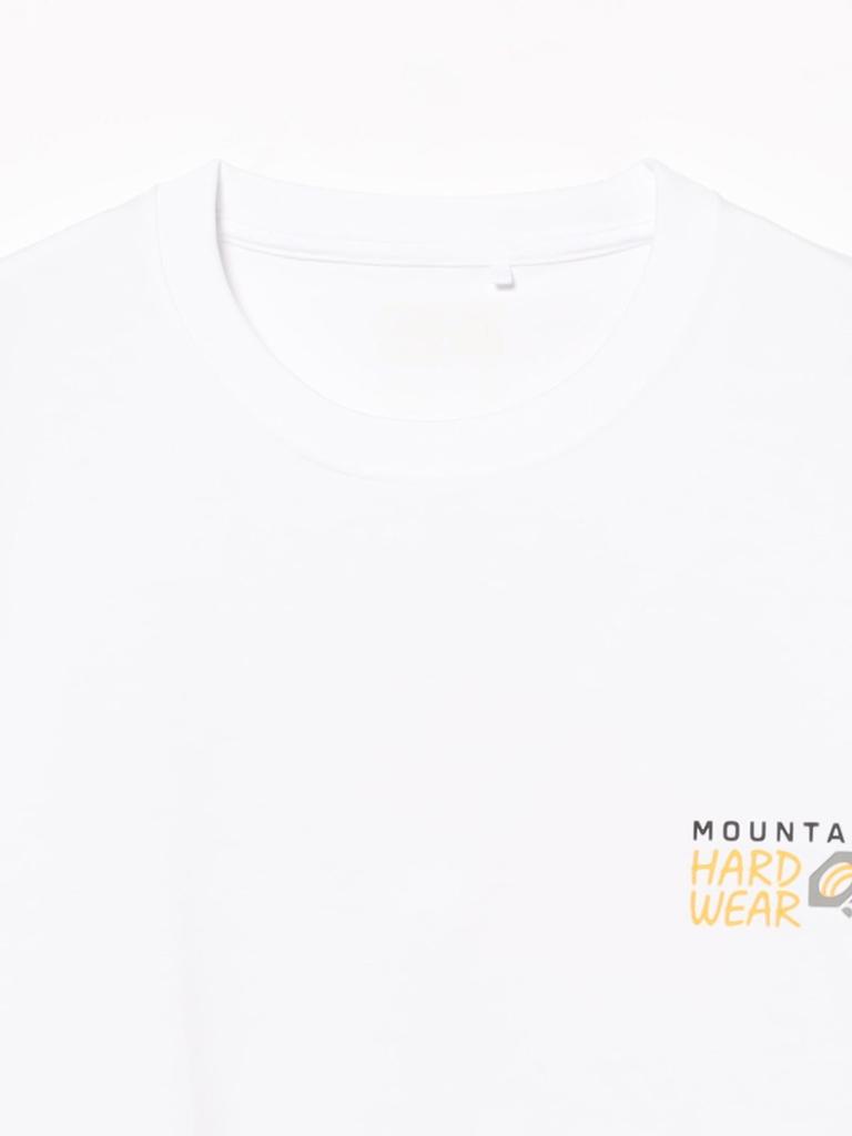 Beams MOUNTAIN HARDWEAR Crack Nut Tee, Men's White, Size L (11081176467), Short Sleeve Print Tee (Special Order)