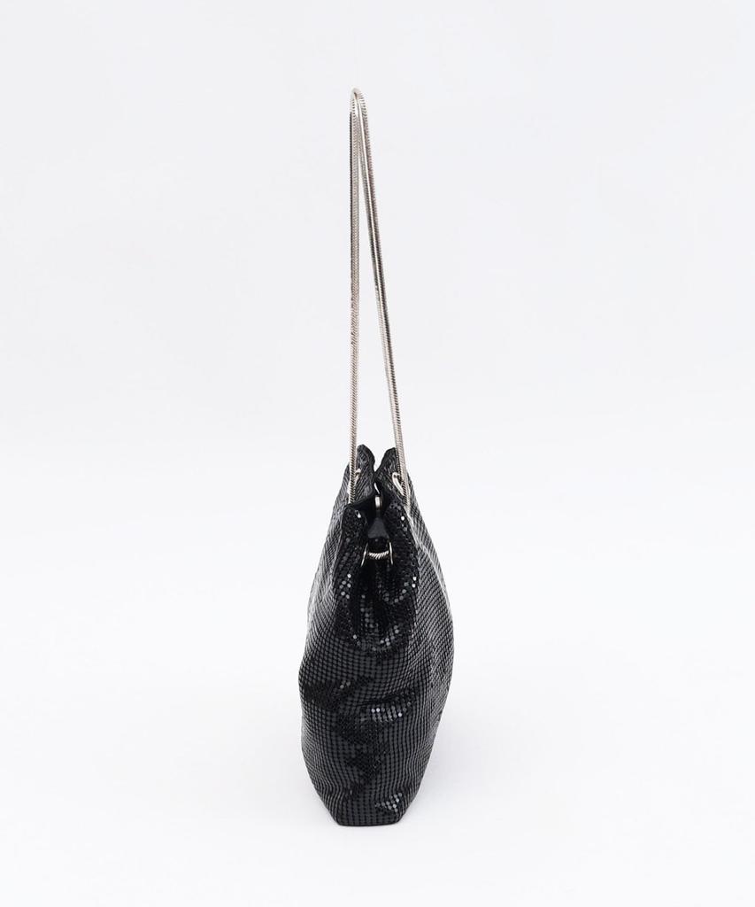 Cuco Metal Mesh Drawstring Tote Bag 2413113005 Black (019)