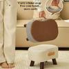 Simple Shoe Changing Stool Home Low Stool High Elasticity Home Creative Small Stool Simple Small Stool Sofa Soft Bag Footstool