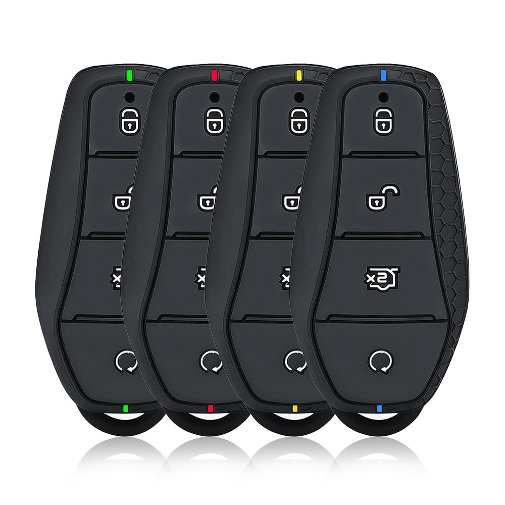 Silicone Auto Smart Key Fob Cover Smart Key Fob Remote Housing Fit For Byd Atto 3 Han Ev Dolphin Song Pro Max Tang Dm Yuan Dolphin E2 Qin Plus