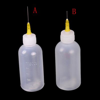 50Ml Sharp Mouth Plastic Bottle Glue Dispensing Bottle