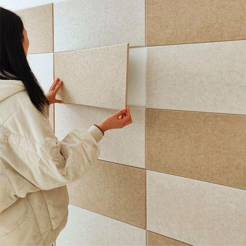 30x60cm Self Adhesive Wall Mounted Noise Reduction Wall Tiles Sticker  for Home Office