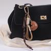 Bag Charm New Simple Love Bag Pendant Schoolbag Woven Lanyard High-end Peach Phone Accessories Charm