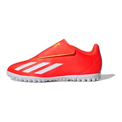 X Crazyfast Club Comfortable Versatile Non-Slip Durable Low-Top Kids Soccer Shoes Kids Soccer Shoes Red IF0714