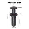 Clips Nylon & Santoprene Rubber Retainer Rivet 20pcs