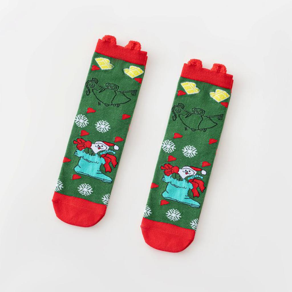 Women's Extra Thick Mid Calf Bed Socks for Sleep, Cozy Christmas Floor Socks