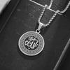 Roestvrij Staal Moslim Arabisch Islamitisch Religieus Hanger Ketting Mannen Vrouwen Amulet Sieraden Ramadan Cadeau