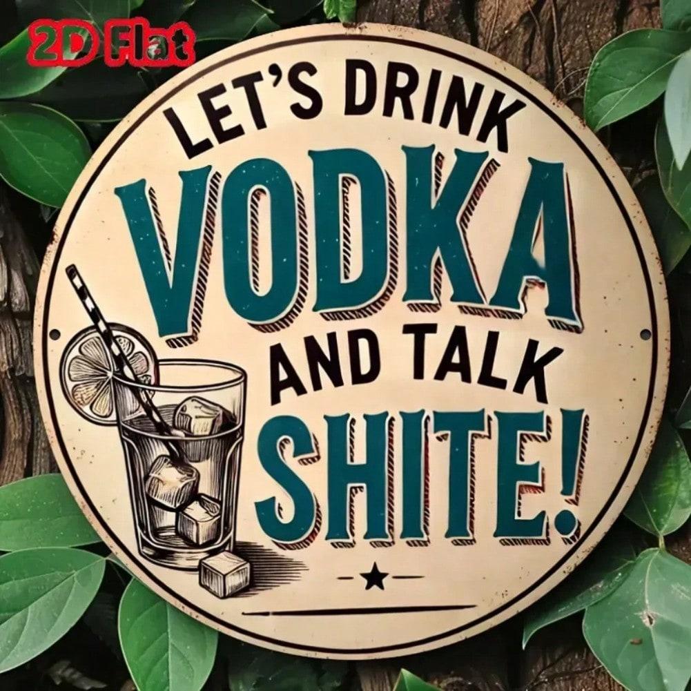 Vintage Tin Sign Metal Wall Art Kitchen Bar Cafe Pub Home Decor 20x20 разноцветный