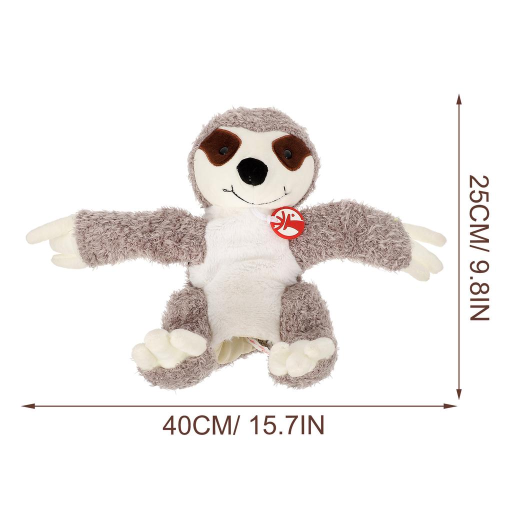 Realistic Animal Hand Puppet Stuffed Educational Kids Creative Interactive Storytelling Lifelike Sloth Molding Process
