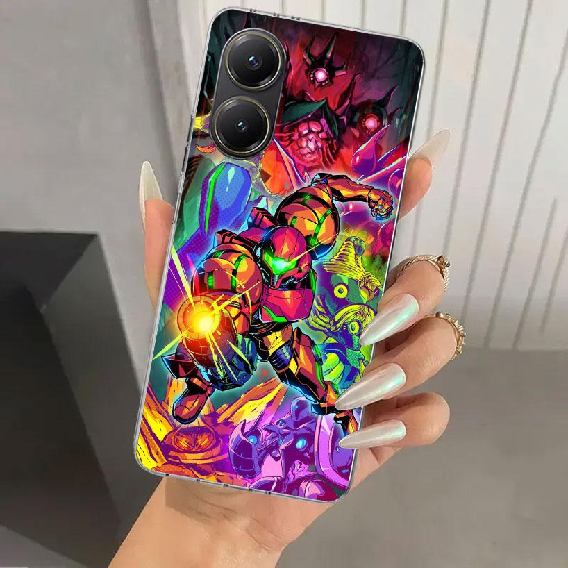Game M-Metroids Phone Case for Xiaomi Poco X5 X6 X7 Pro F7 Ultra M7 Redmi 15 15C 13 13C 12 12C 10 10A 10C 9 9A 9C 9T Shell Poco