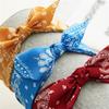 Bow Knot Women's Wide Headband Printed Hair Hoop Headwear Trendy Retro Polka Dot Hairband  Girls