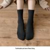 Girls' Fleece-Lined Over-the-Knee Calf Socks, Thickened, Flesh-Colored, Bare Leg Effect, Autumn/Winter High-Top.