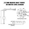265mm Bootskraftstoffgeber Marine LKW Auto Wohnmobil Wasserstandsanzeige Sensor 240-33 Ohm