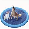 Heavy-Duty Outdoor Pet Bathing Basin with Spray Function - Non-Slip Dog Water Play Mat, Thick PVC Material, Full-Body Coverage