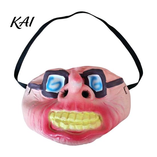 Dog Masque for Halloween Funny Masque, PU Foam Scary Pet Face Costume, Realistic Mouth Cute Dress Up with Elastic Band Up, Holiday Party, Photo Props