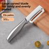 Peeler de Legume din Oțel Inoxidabil Instrument de Bucătărie Multifuncțional pentru Morcovi, Cartofi și Legume cu Coajă Groasă