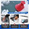 1-4pc Car Snow Removal Shovel Car Window Windshield Magic Ice Scraper Winter Essential Snow Remover Deicer Cone Tool Oil Funnel