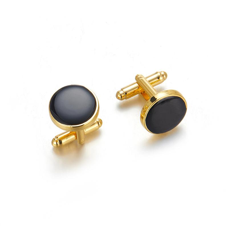 1Pair Light Luxury Versatile Shirts Round Cufflinks For Men Shirt Cuffs Nail Bridegroom Suit Sleeve Clothing Accessories Gifts